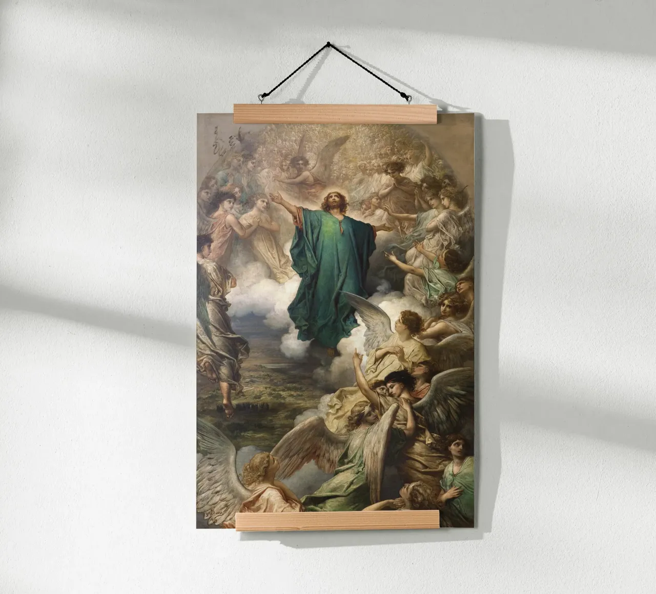 L’Ascension 1879 - Gustave Doré poster con telaio in plastica da apoloprints