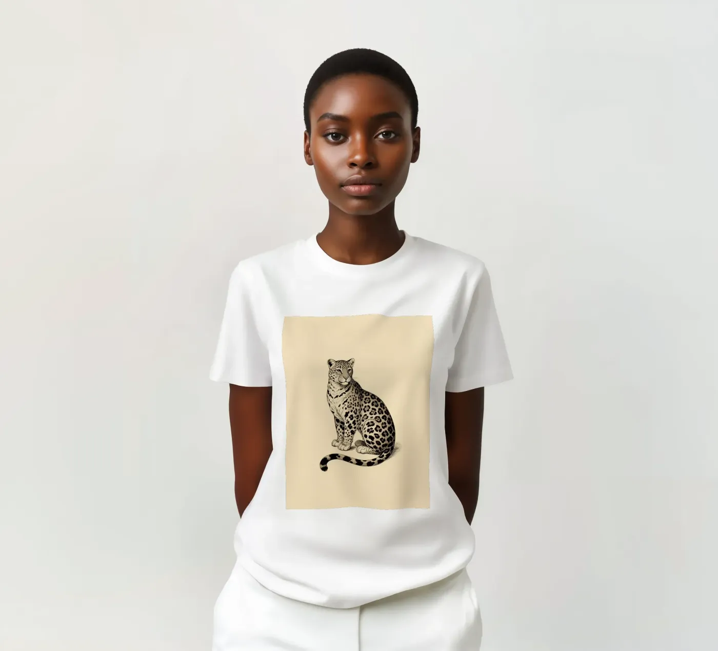 Leopard t-shirt da knowledge
