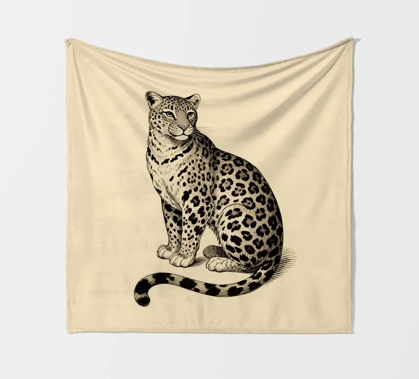 Leopard Fleecedecke von knowledge