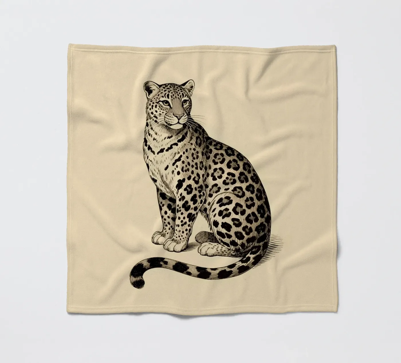 Leopard Fleecedecke von knowledge