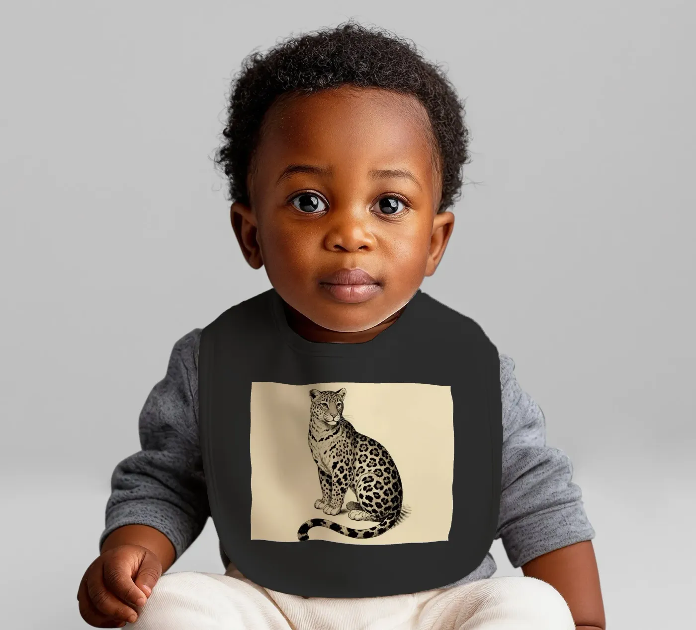 Leopard Babylätzchen von knowledge