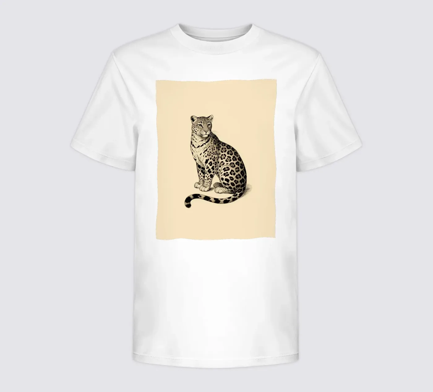 Leopard t-shirt bambini da knowledge