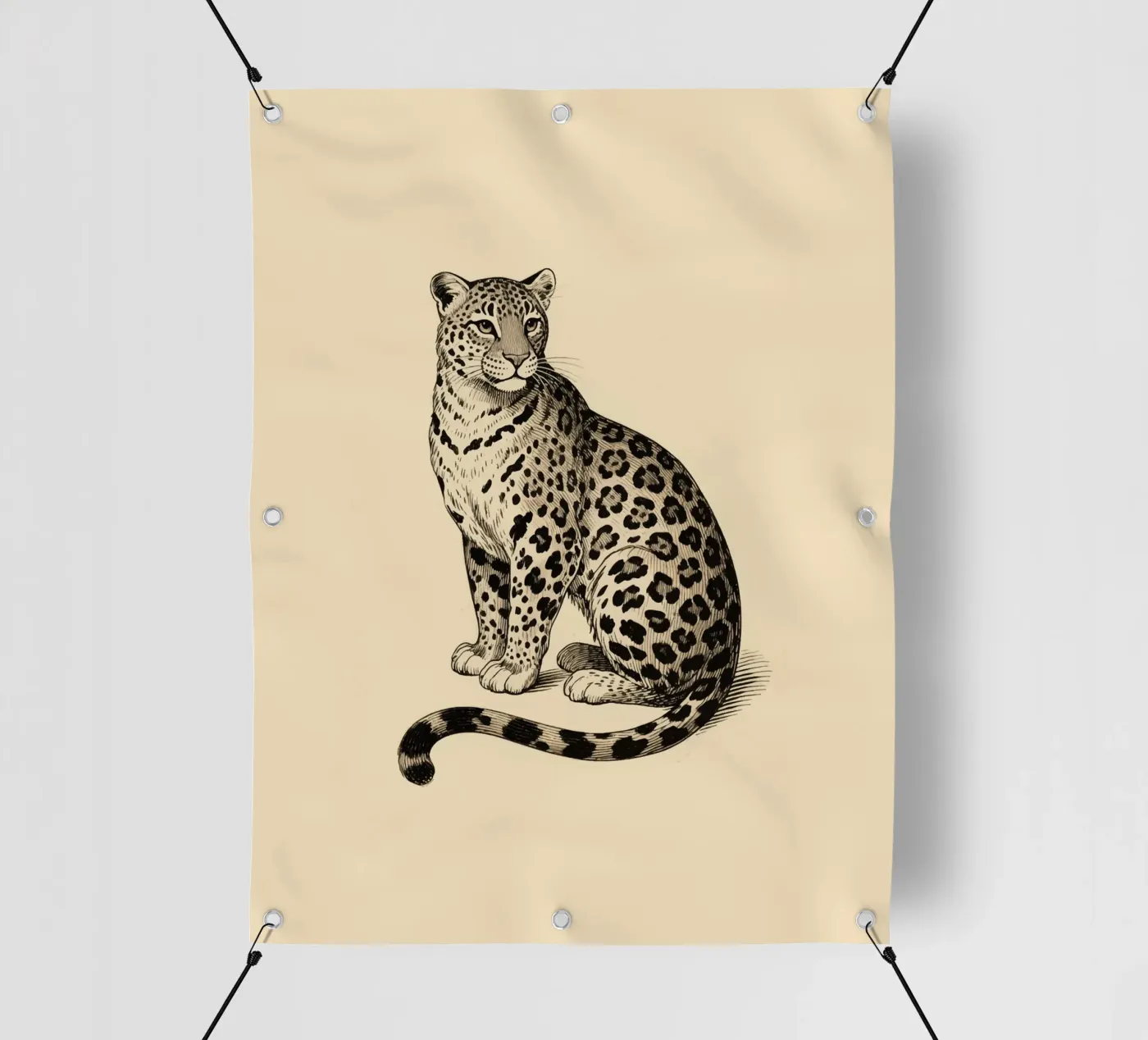 Leopard PVC Plane von knowledge