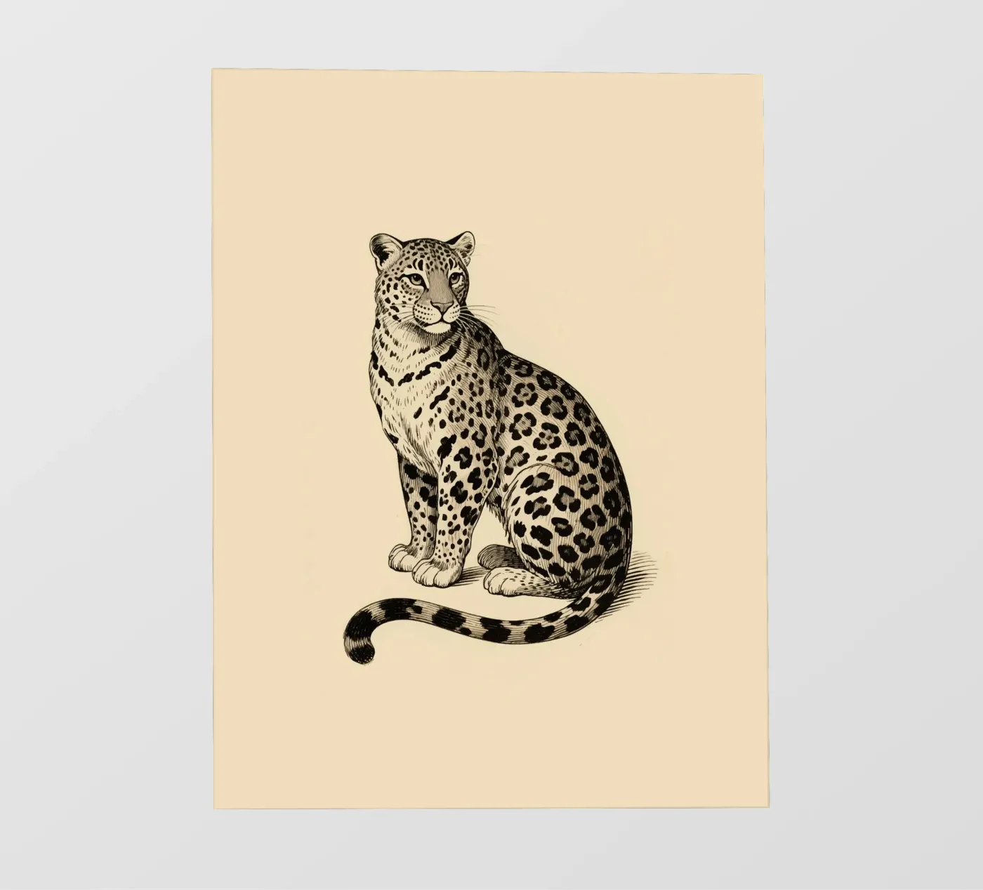 Leopard PVC Plane von knowledge