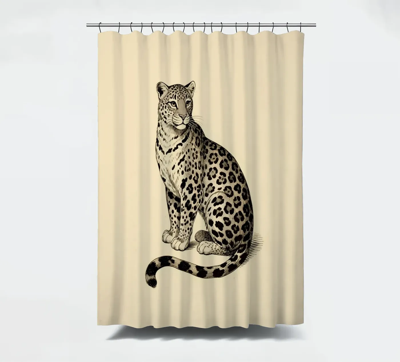 Leopard Duschvorhang von knowledge