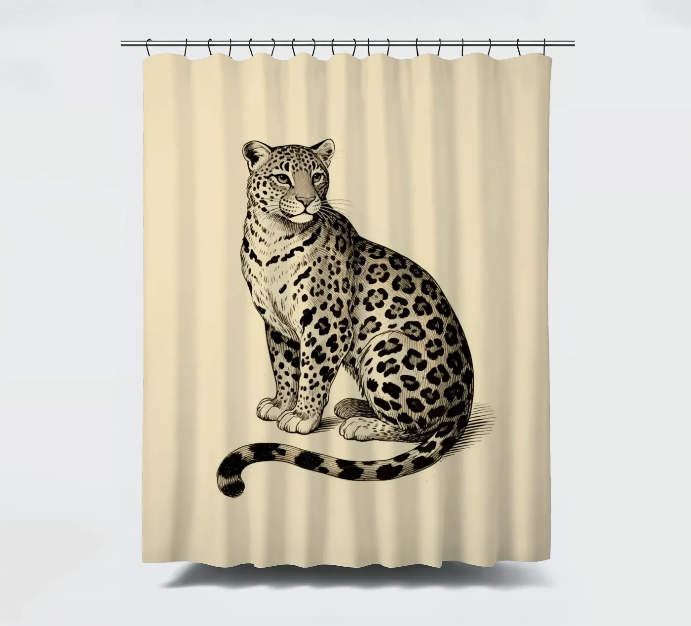 Leopard Duschvorhang von knowledge