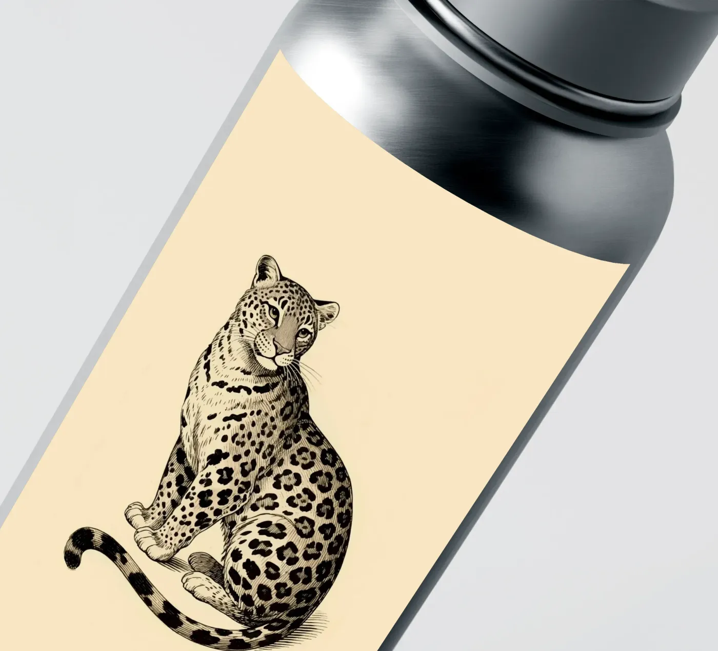 Leopard adesivo da knowledge