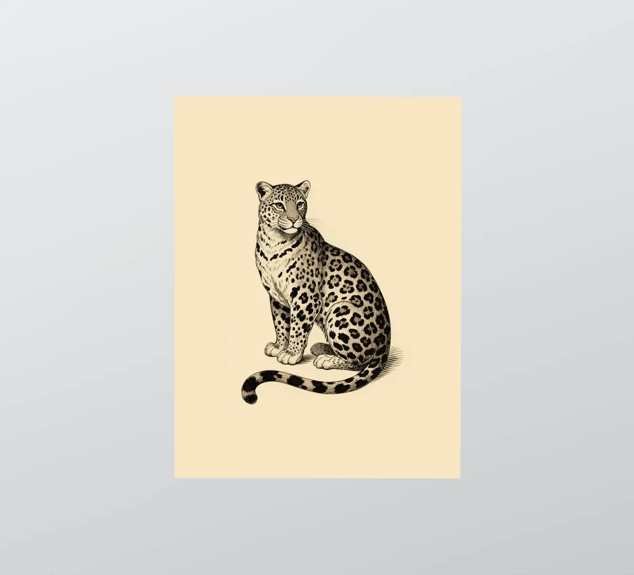 Leopard Sticker von knowledge