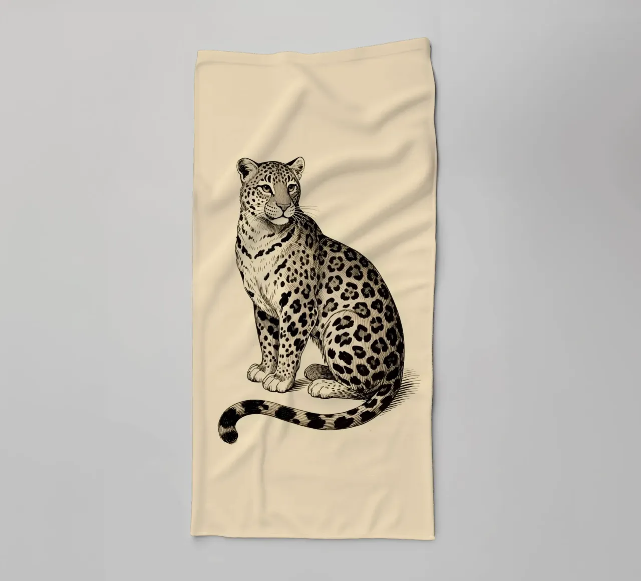 Leopard towel by knowledge