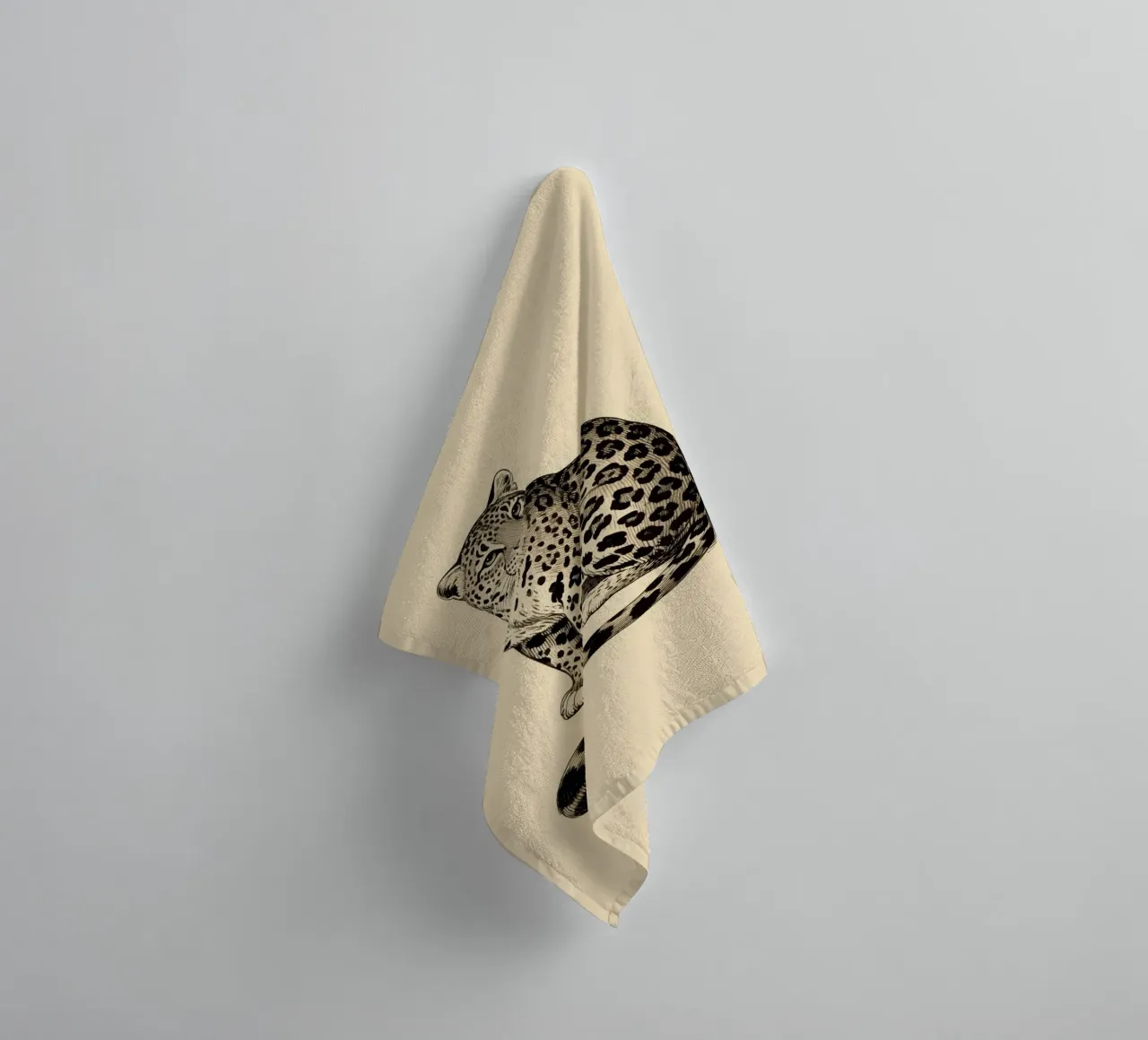 Leopard towel by knowledge