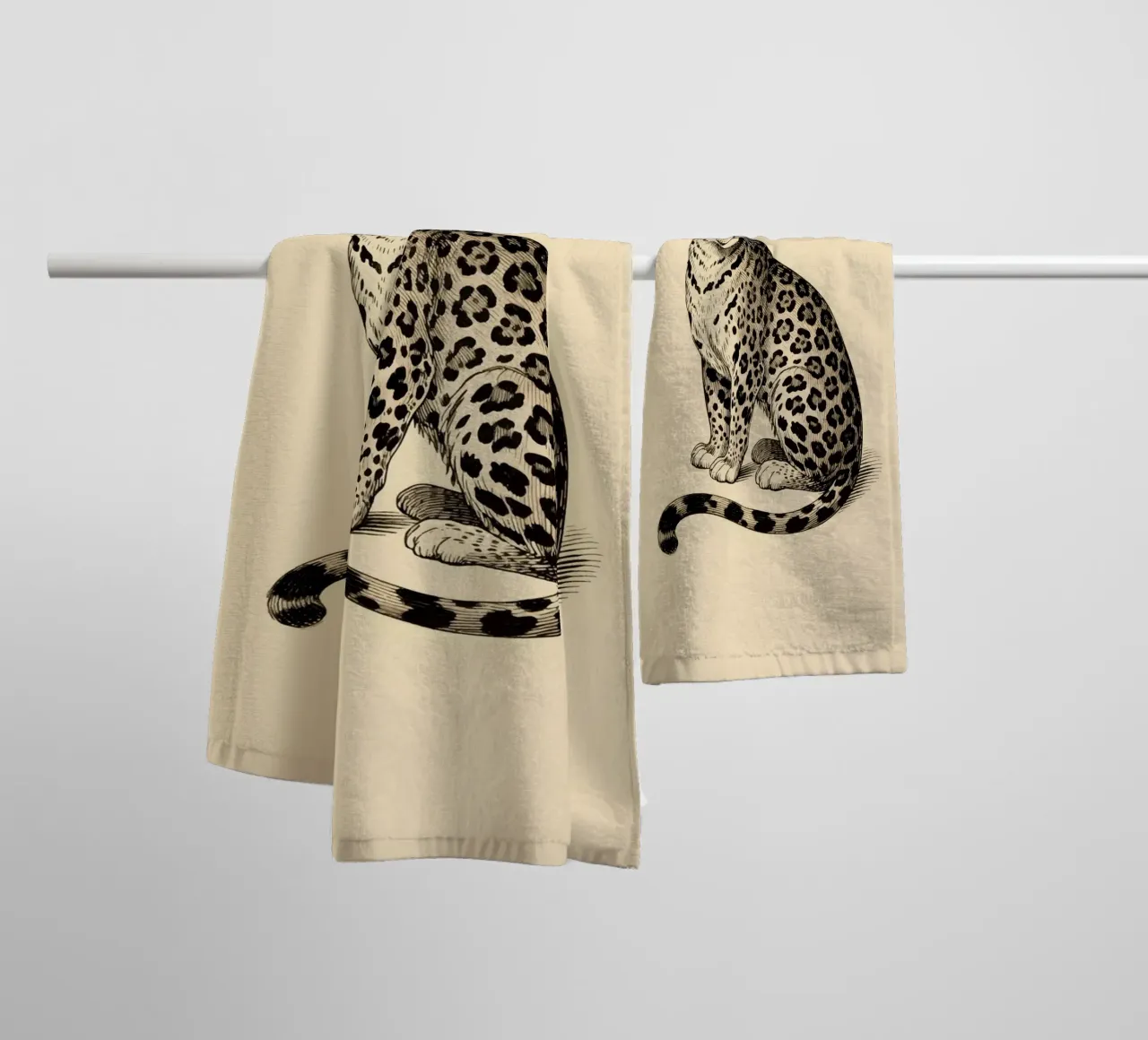 Leopard towel by knowledge
