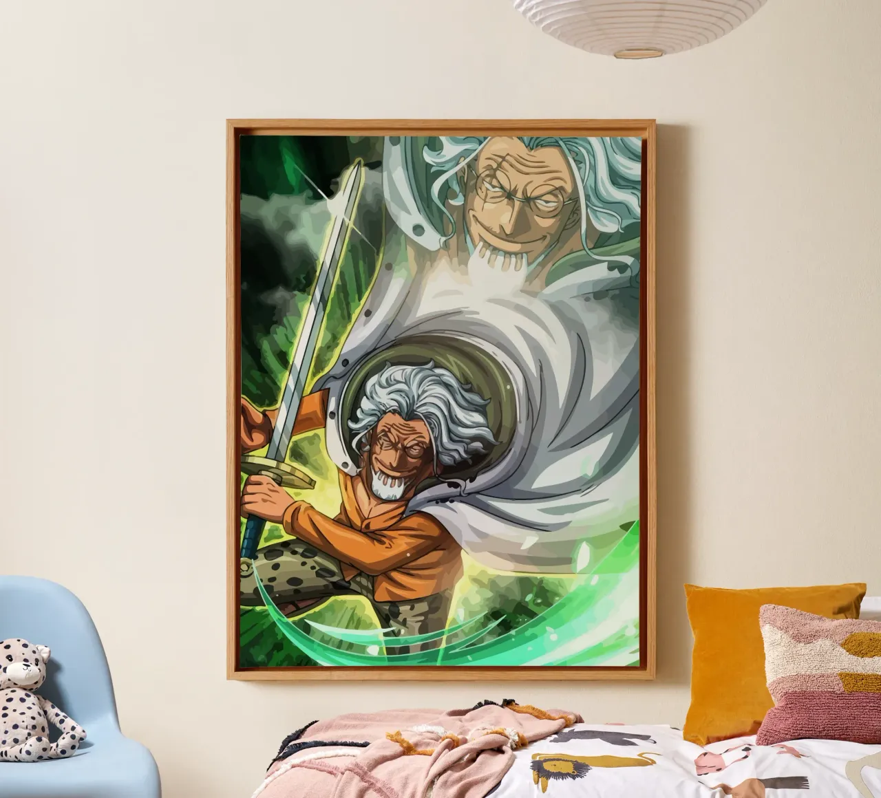 Silver Rayleigh One Piece canvas met Baklijst van Dumery Art