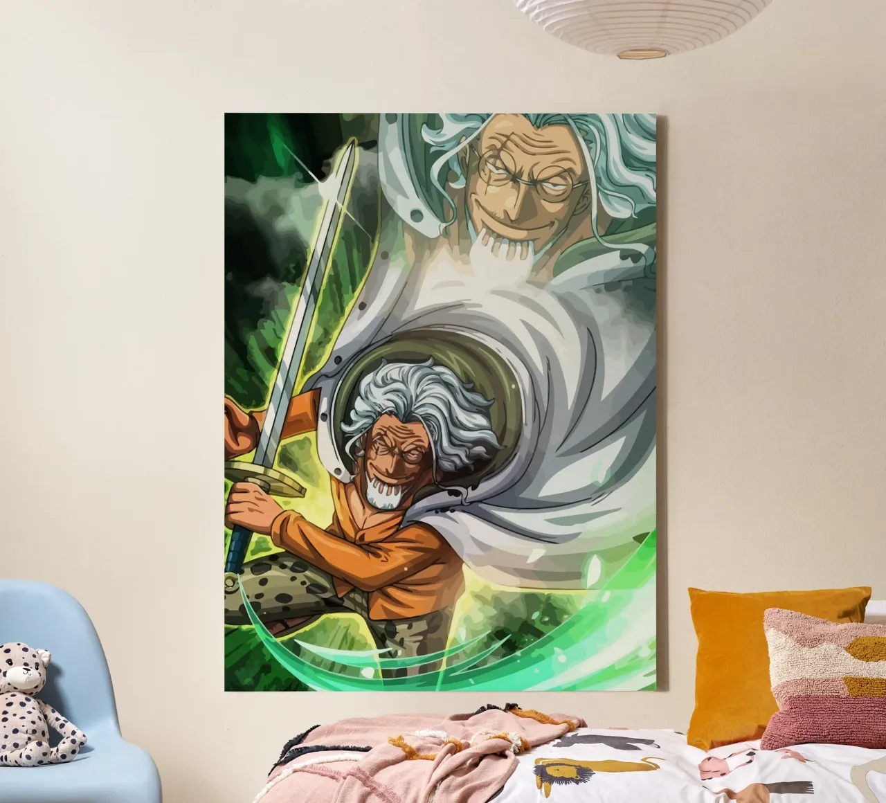 Silver Rayleigh One Piece canvas met Baklijst van Dumery Art