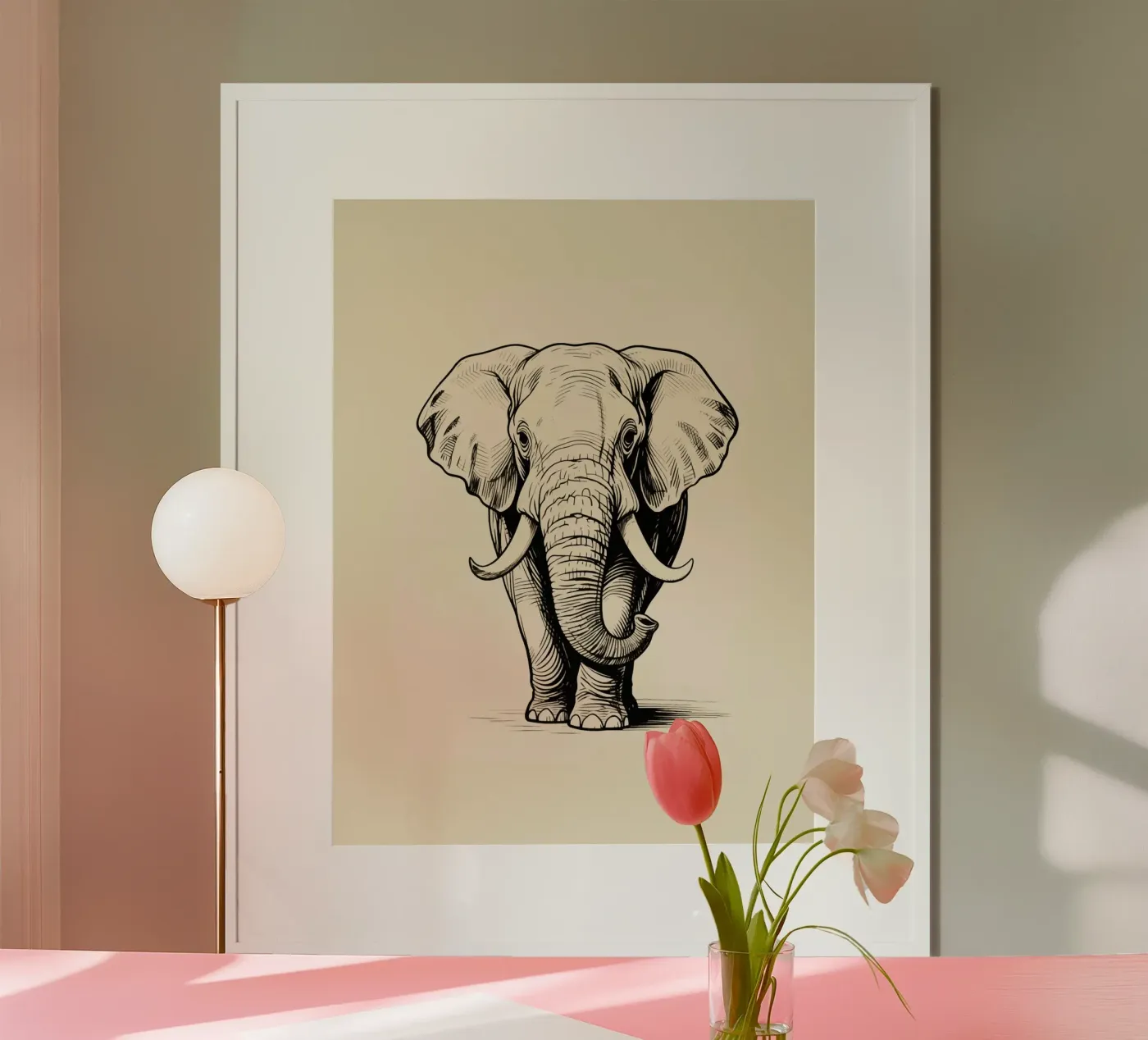 Elephant poster by knowledge