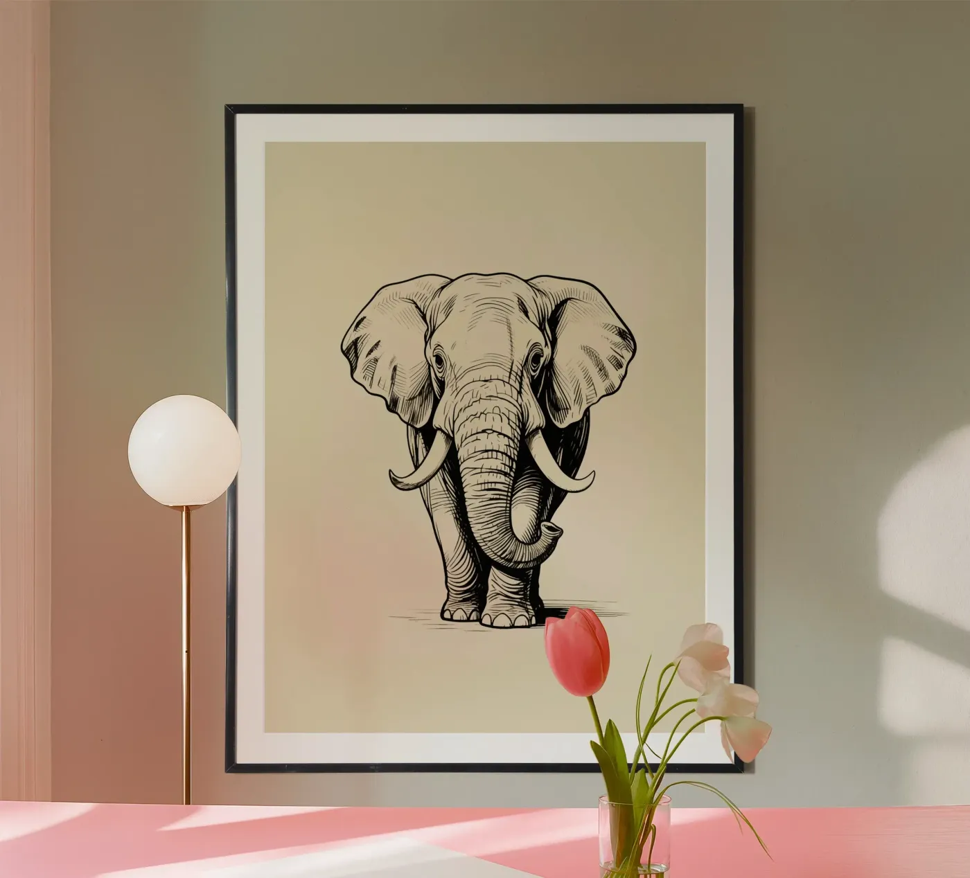 Elephant poster by knowledge