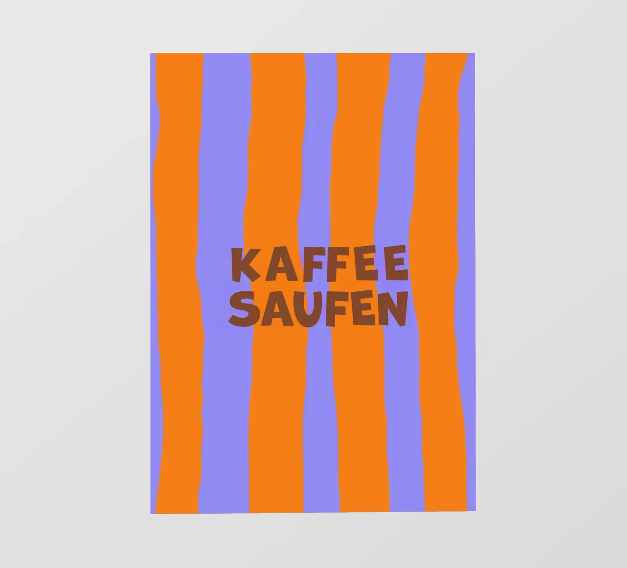Kaffee saufen. (in fünf Varianten verfügbar) telo in pvc da FRICKE DESIGN