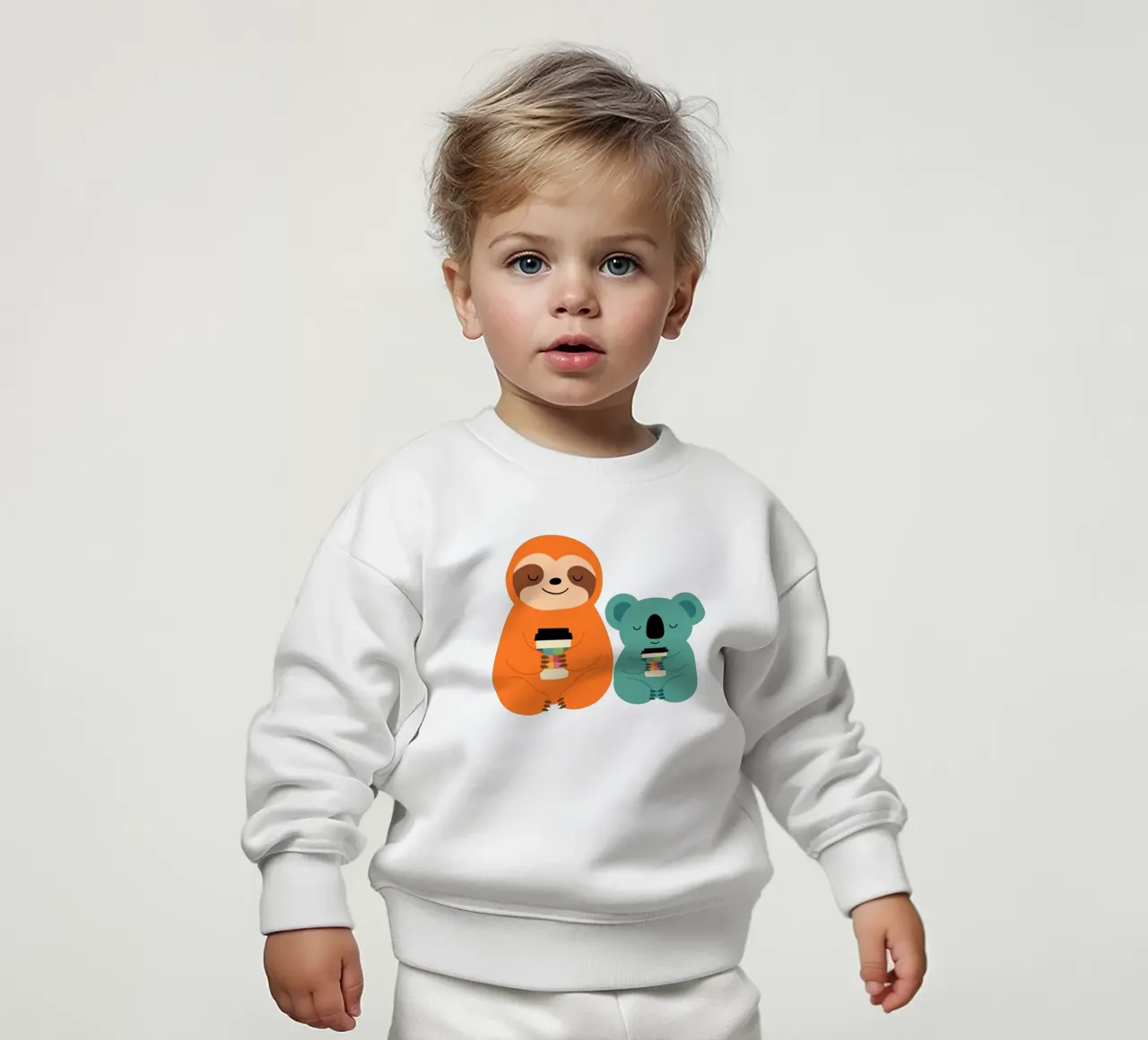 Amico del caffè felpa neonato da Andy Westface