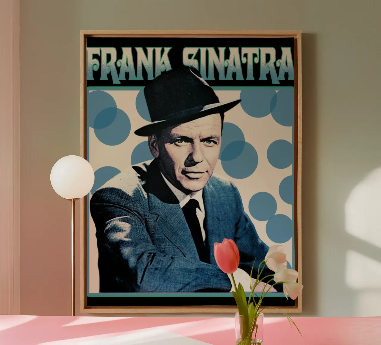 Frank Sinatra Jazz tela con Cornice a cassetta da igoshdesigns
