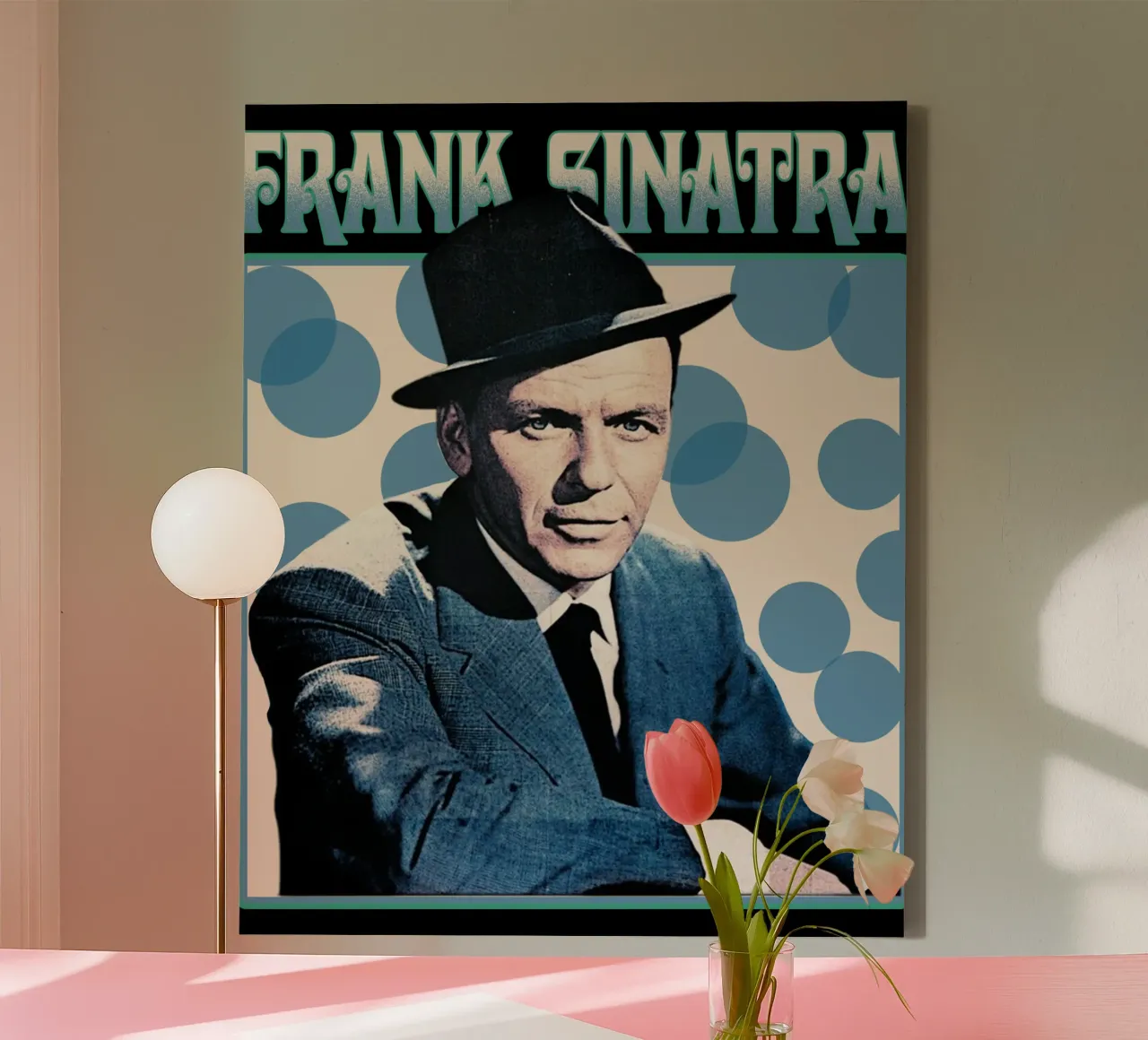 Frank Sinatra Jazz tela con Cornice a cassetta da igoshdesigns