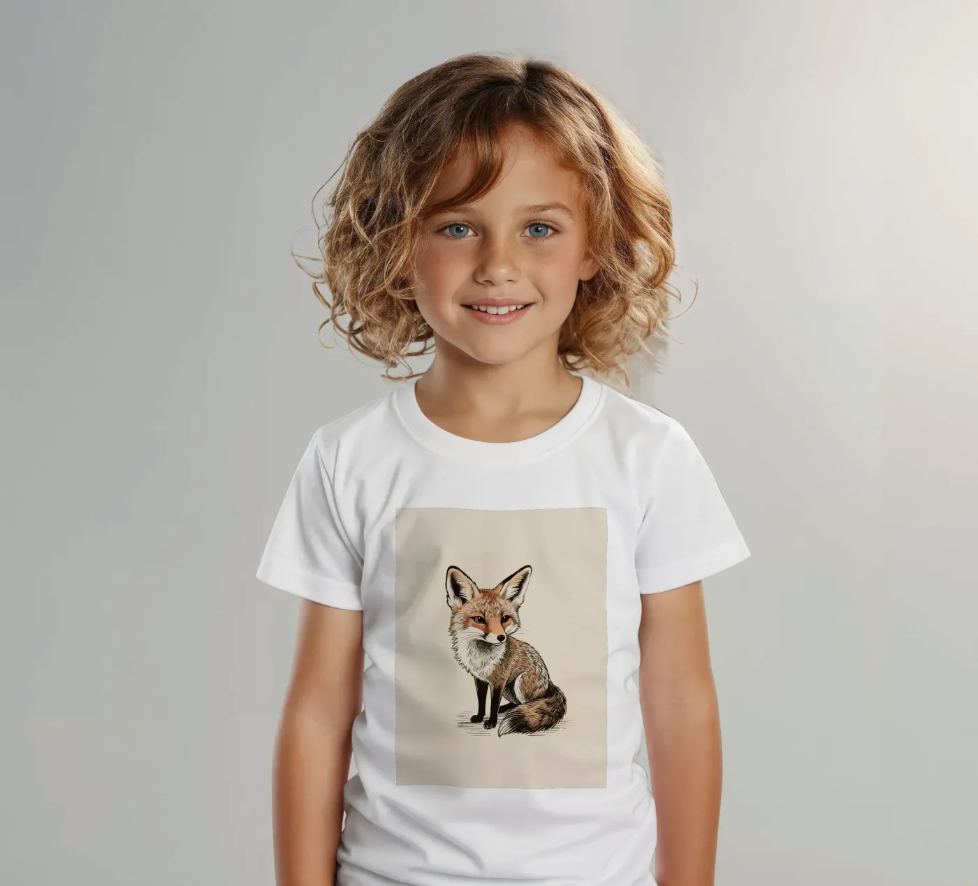 Volpe t-shirt bambini da knowledge