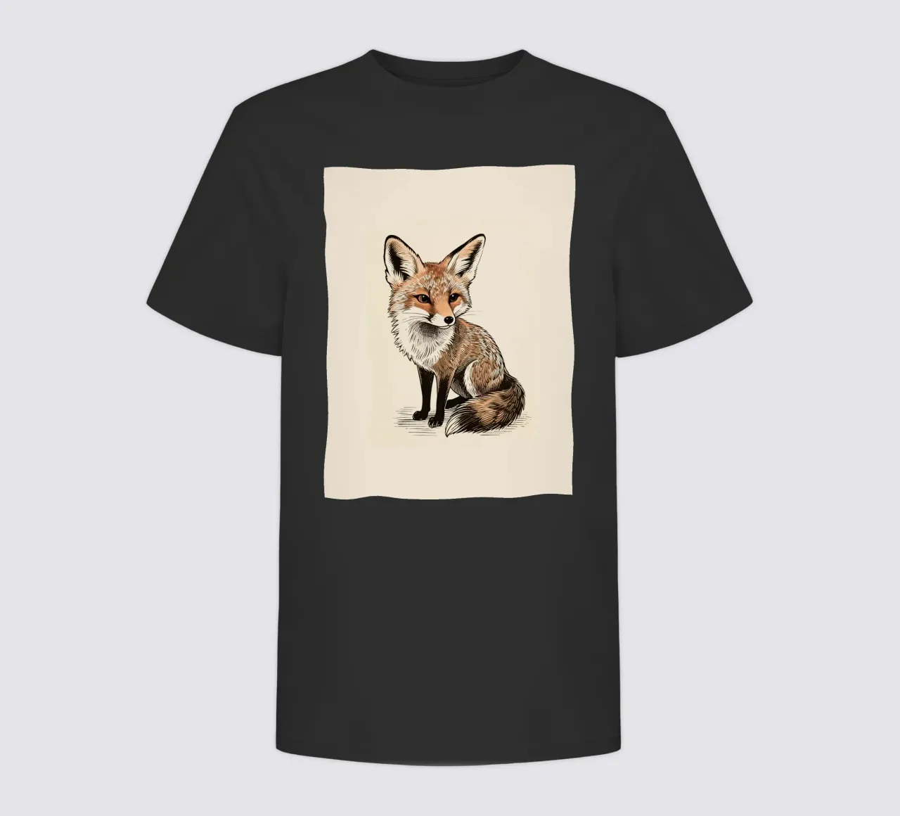 Volpe t-shirt bambini da knowledge