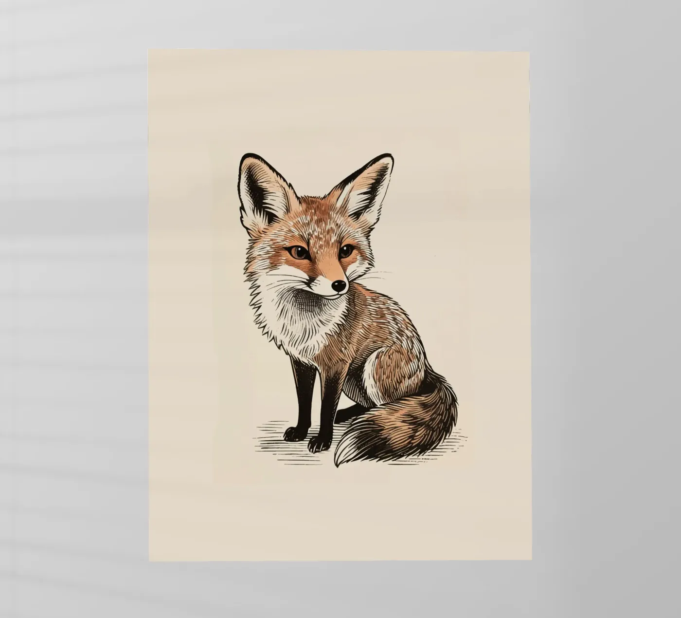 Volpe pellicola backlit da knowledge