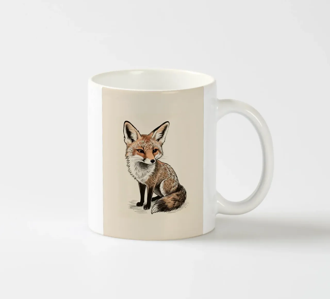 Volpe tazza in ceramica da knowledge