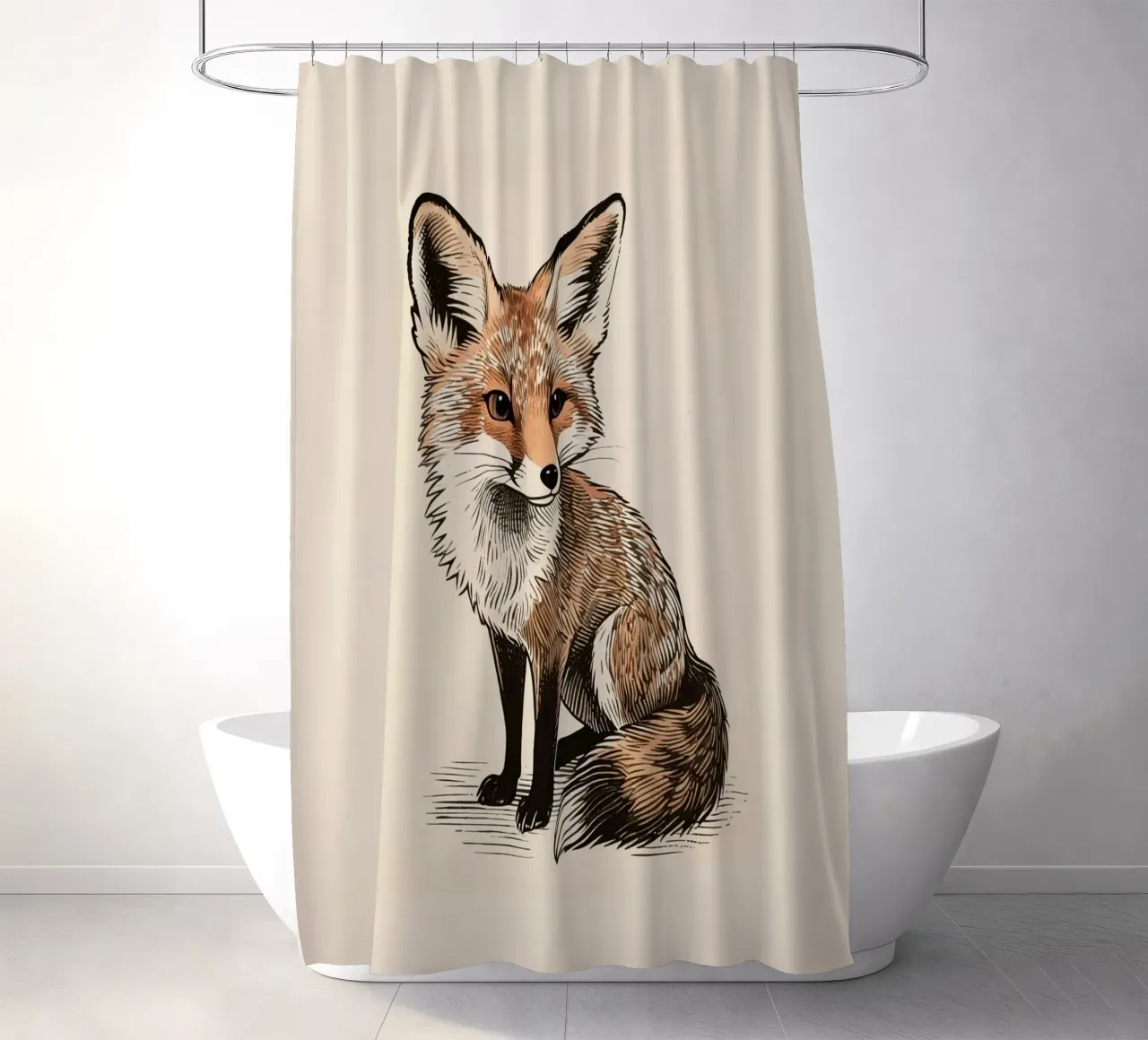 Fuchs Duschvorhang von knowledge