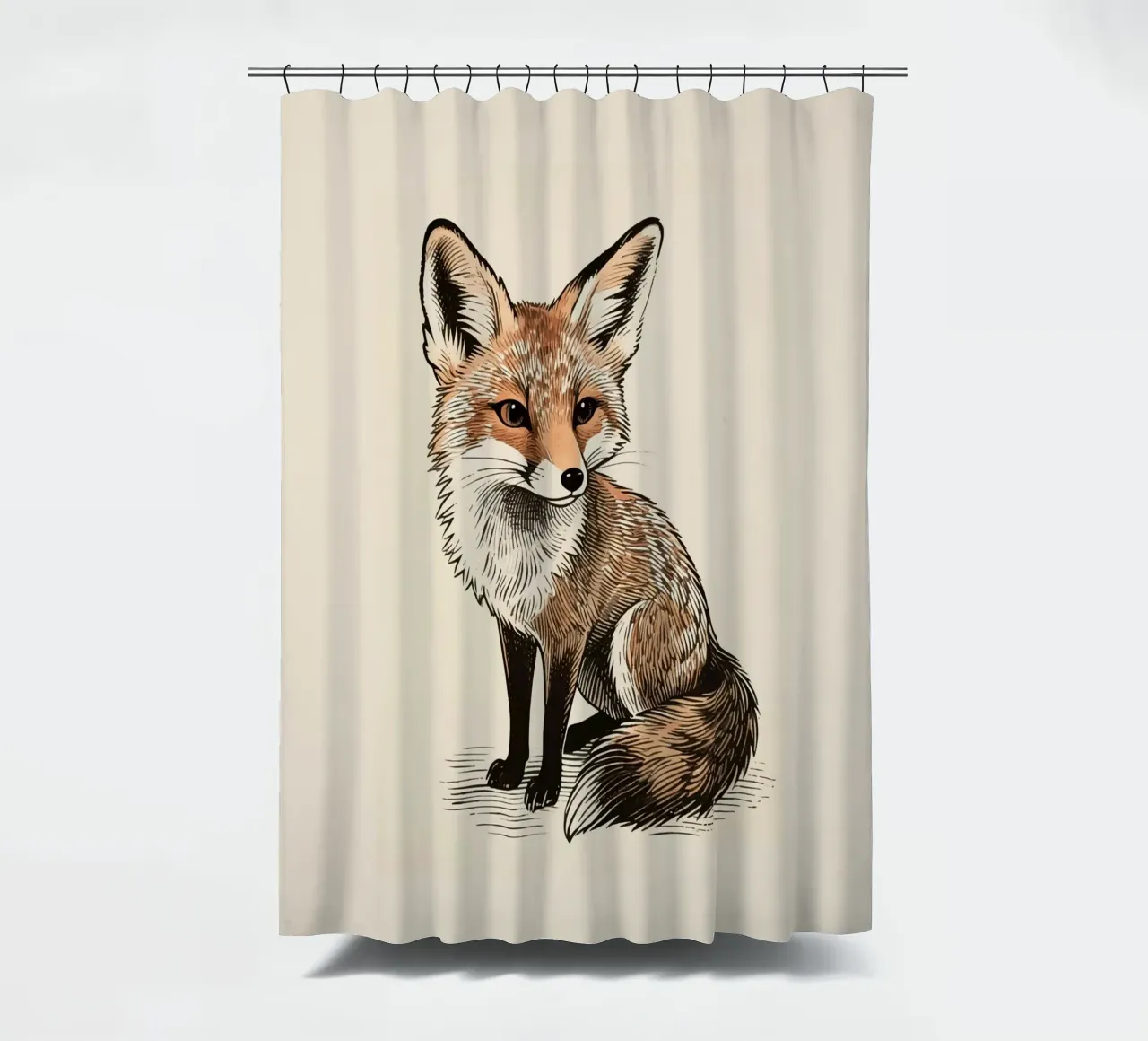 Fuchs Duschvorhang von knowledge