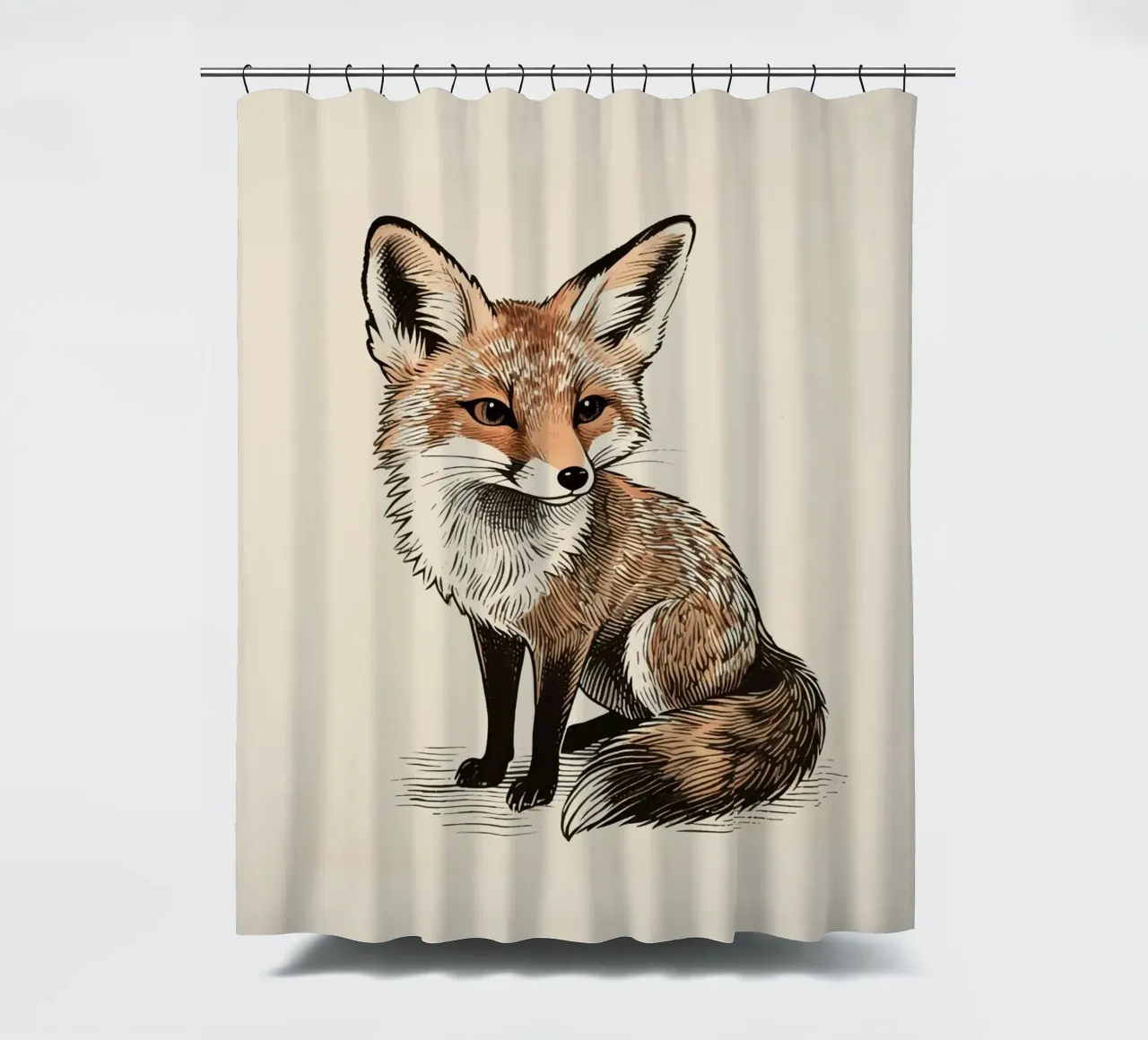 Fuchs Duschvorhang von knowledge