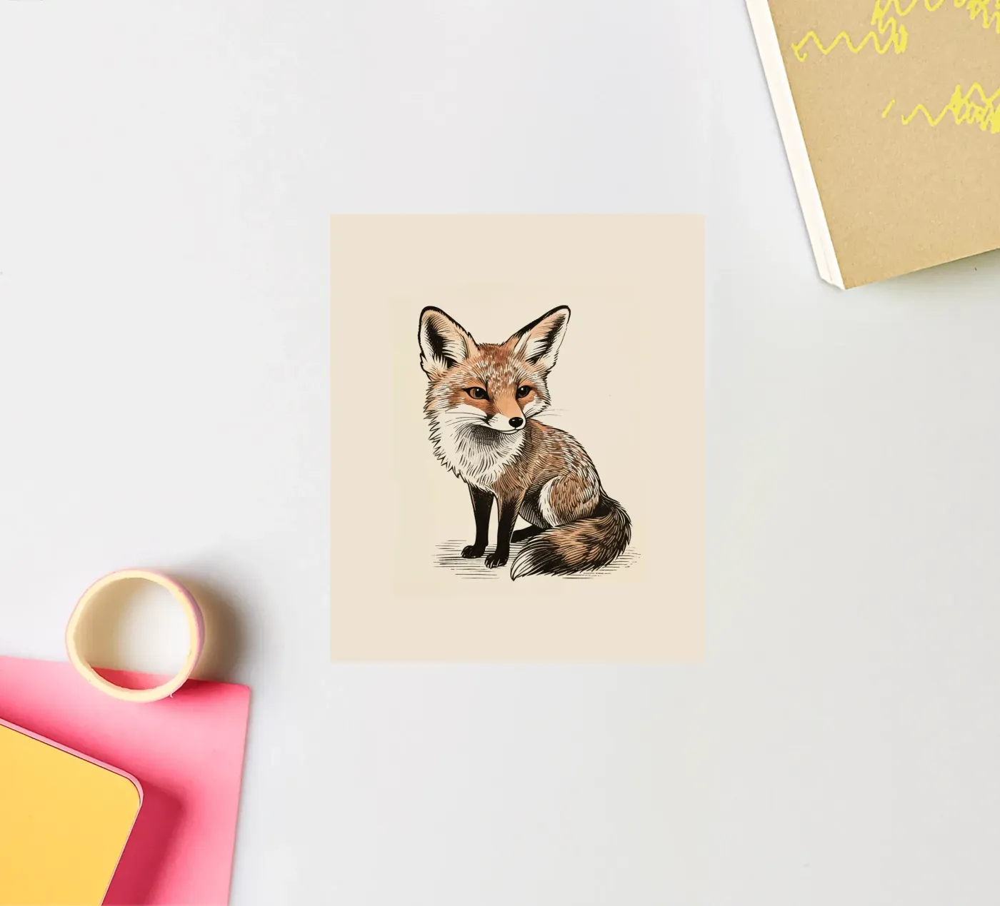 Fuchs Sticker von knowledge