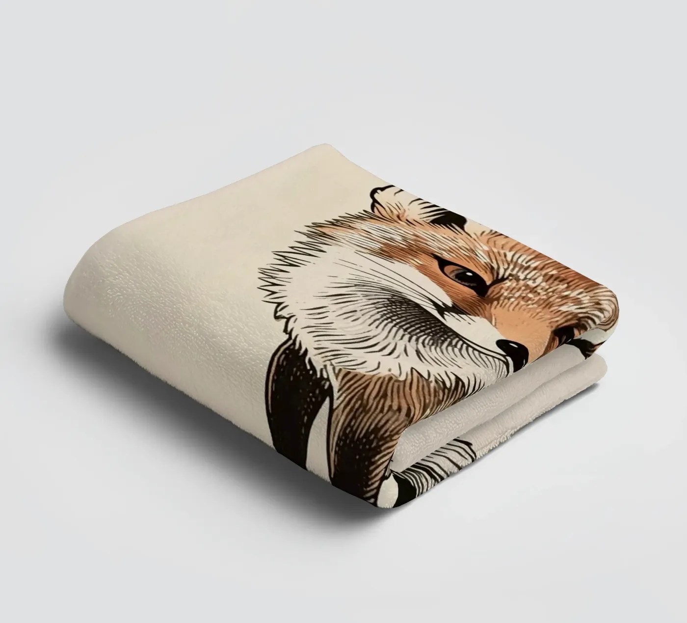 Fox towel by knowledge