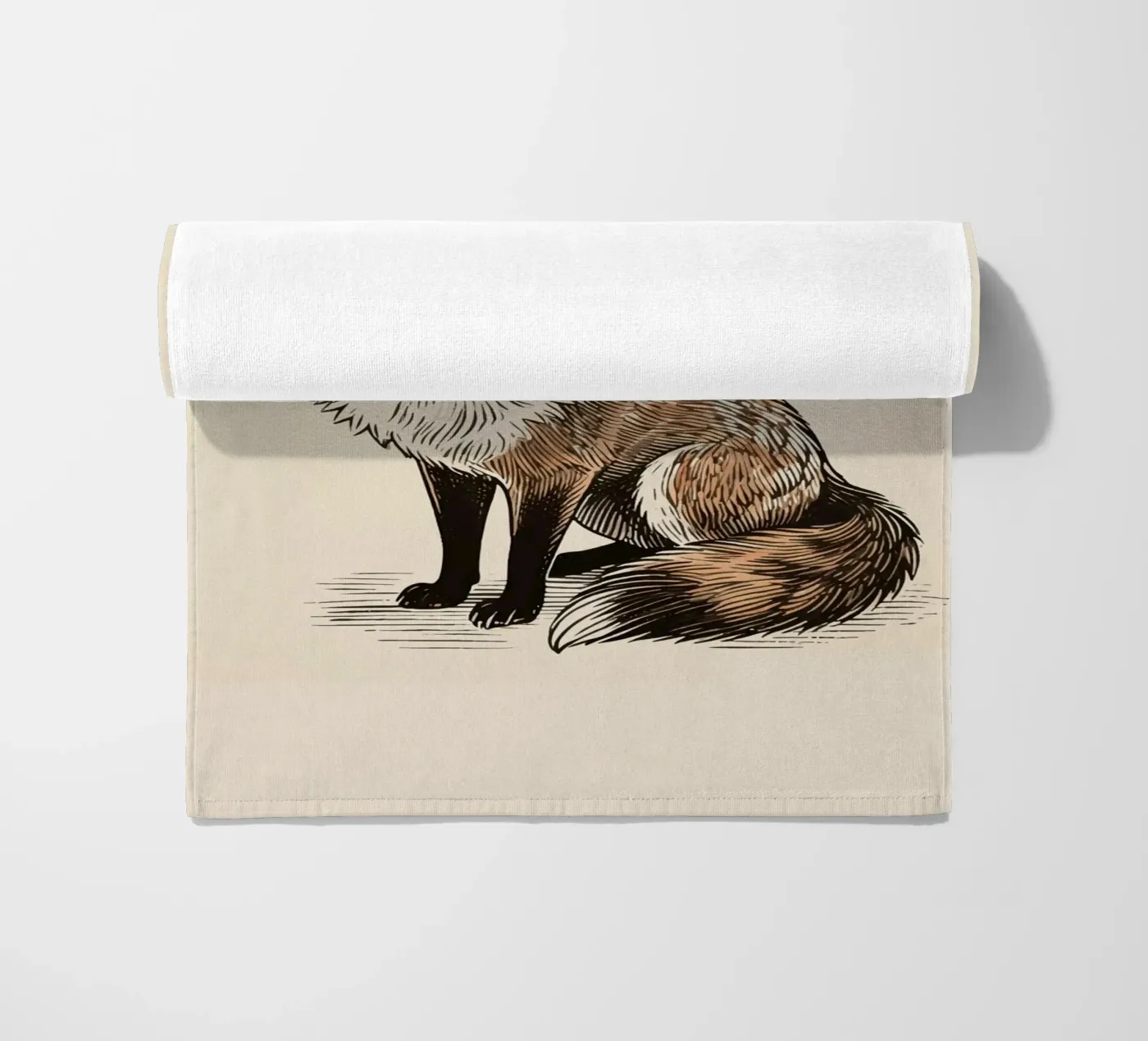 Fox strandhanddoek van knowledge