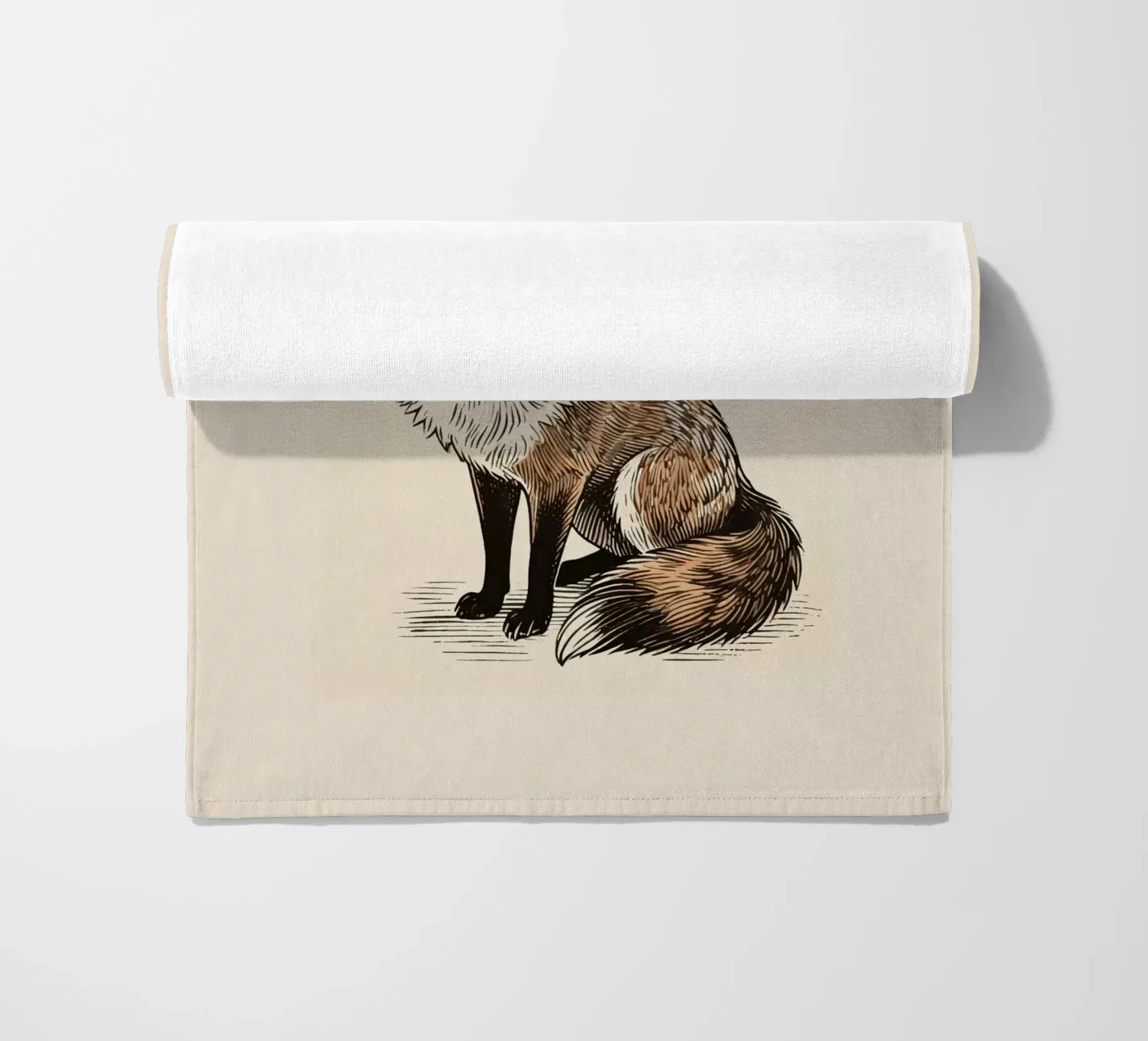 Fox strandhanddoek van knowledge