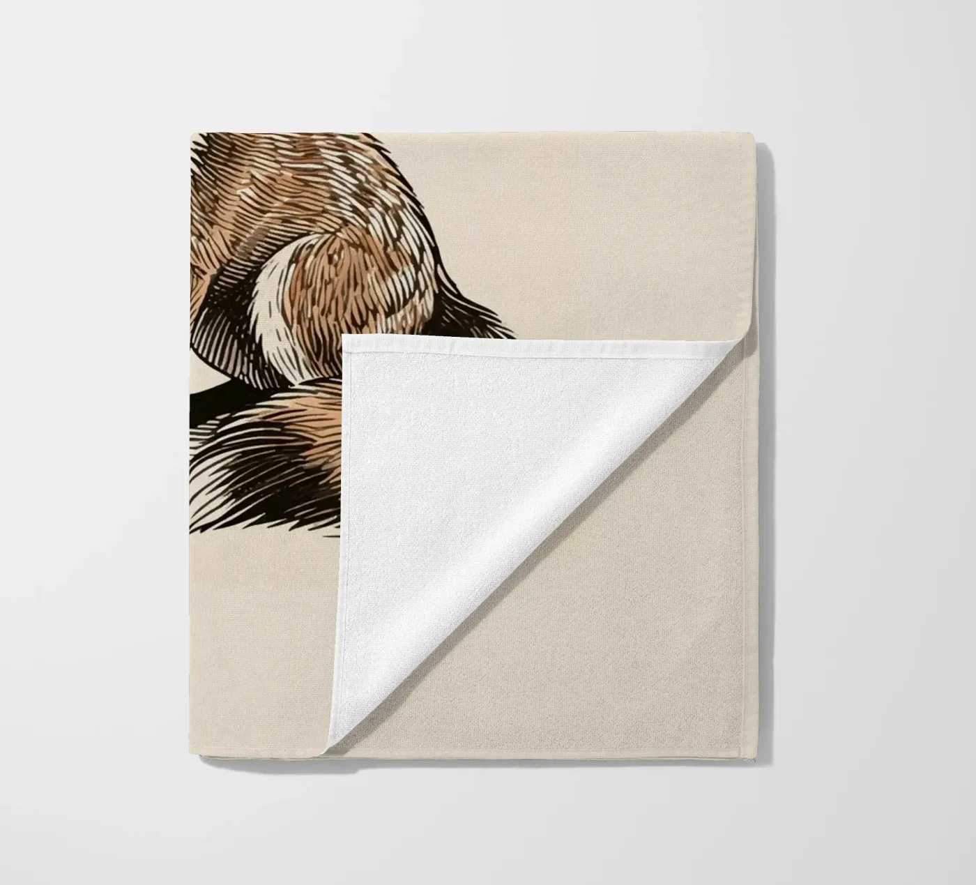 Fox strandhanddoek van knowledge