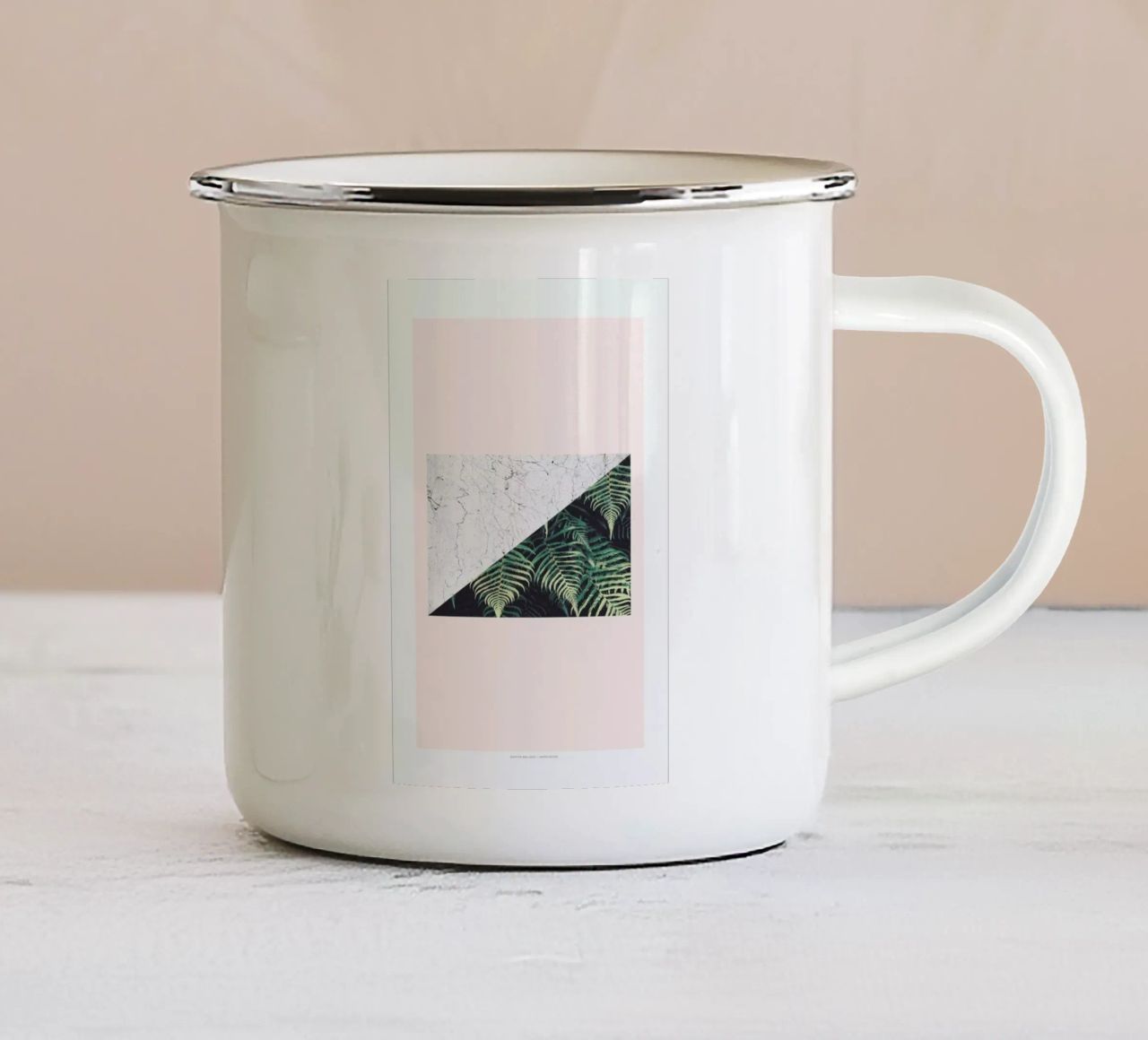 Tropical Geometry tazza in smalto da The Wall Shop