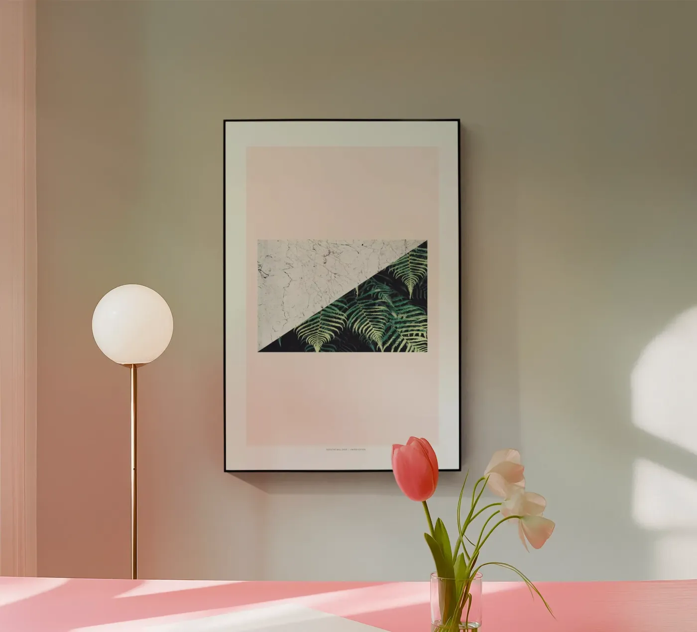 Tropical Geometry plexiglas de The Wall Shop