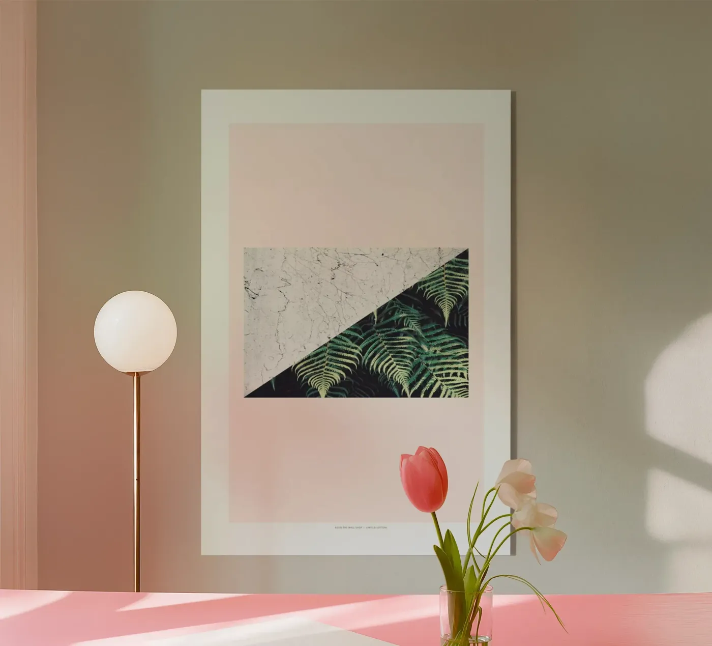 Tropical Geometry plexiglas de The Wall Shop