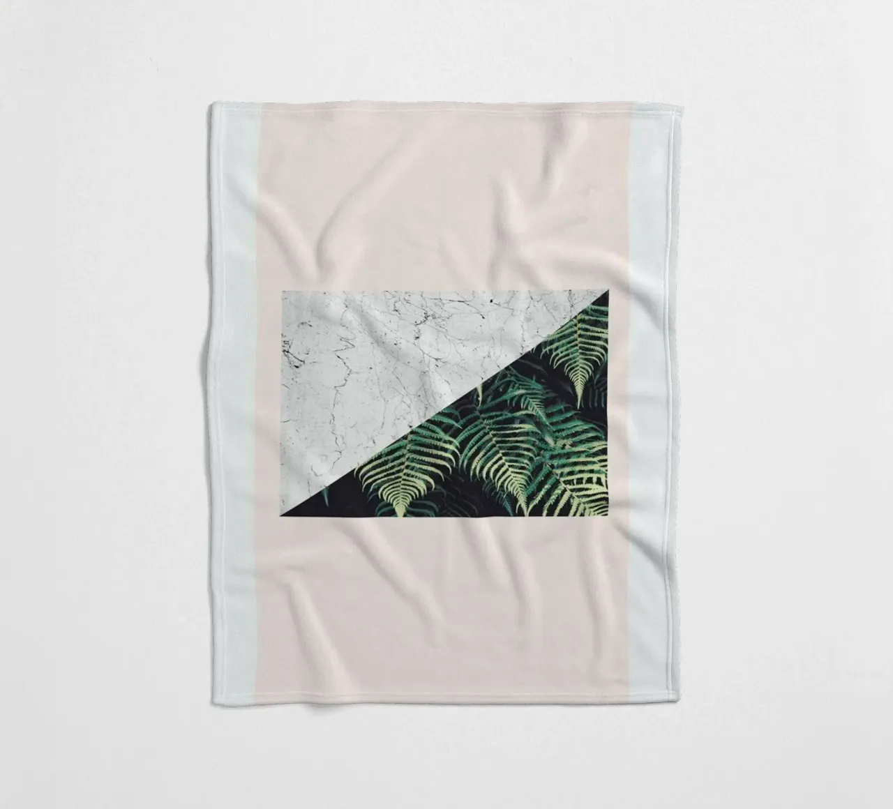 Tropical Geometry fleece blanket by The Wall Shop