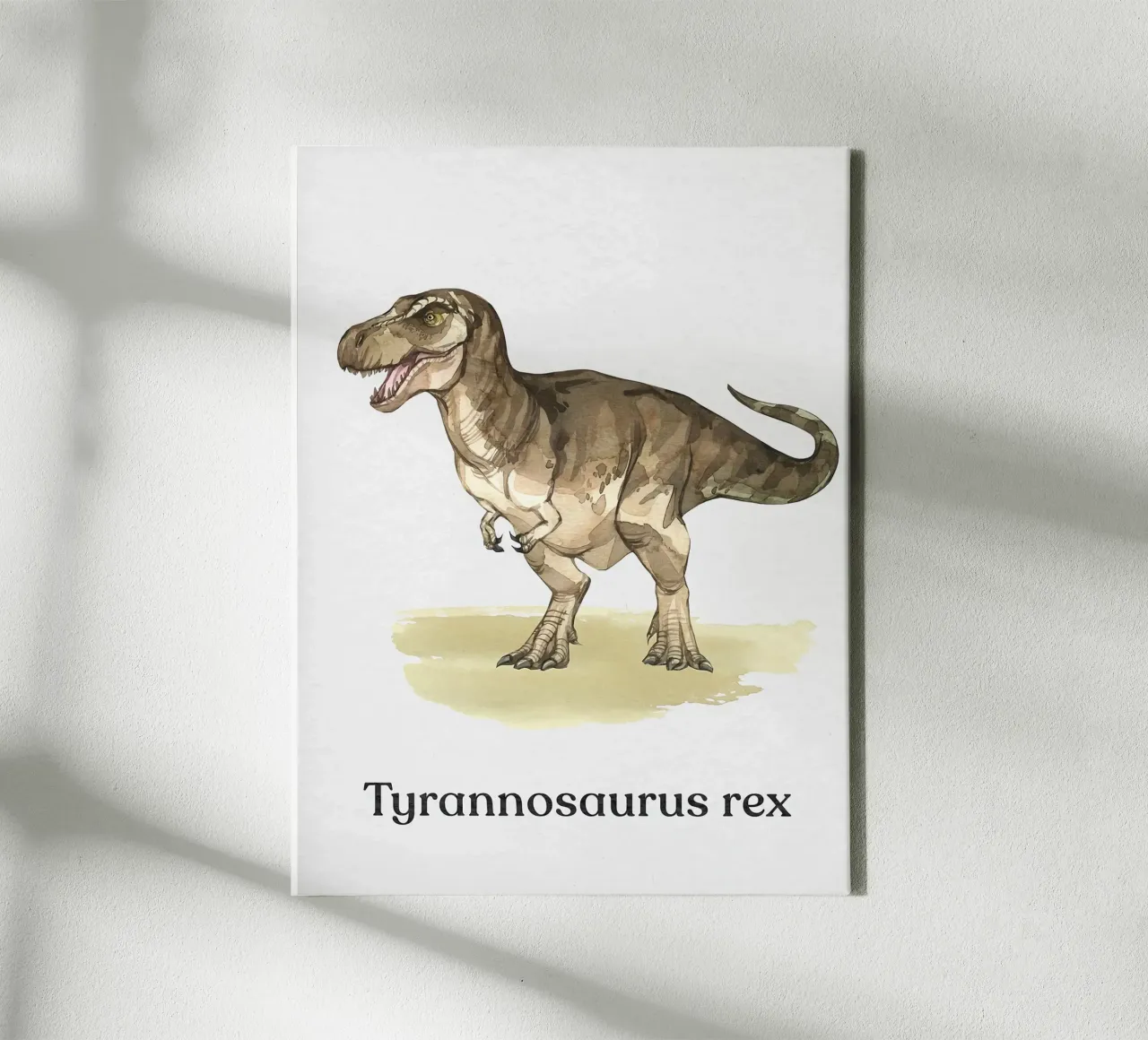 Tirannosauro Rex tela con Cornice a cassetta da Eldon S Kiser