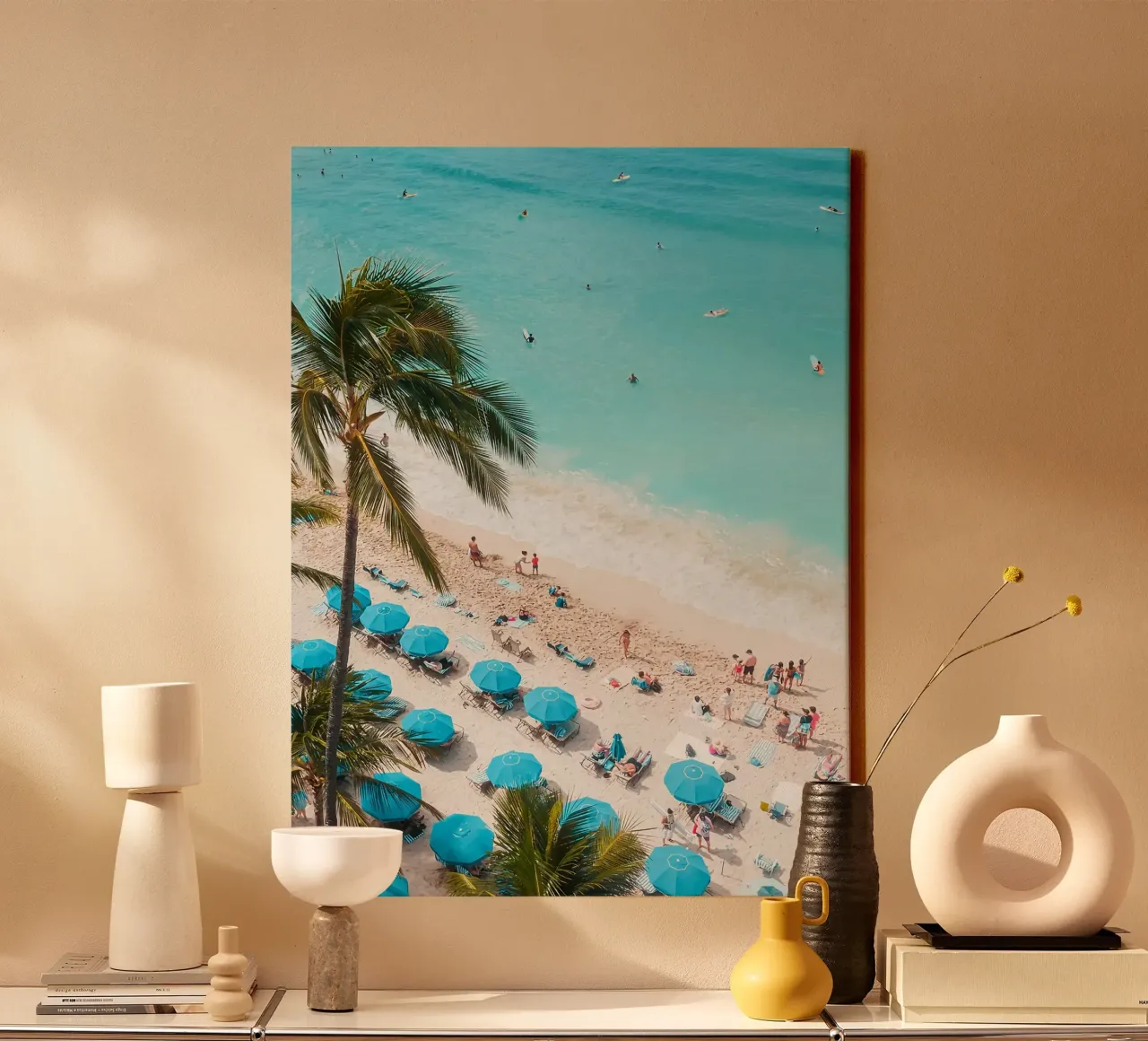 Miami Beach tela con Cornice a cassetta da Eldon S Kiser