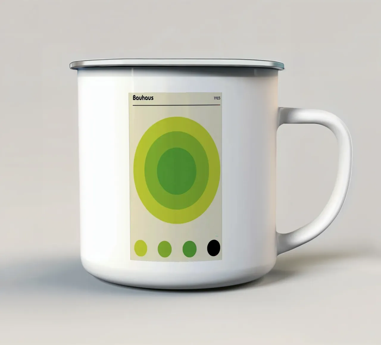 Bauhaus 1923 tazza in smalto da Narciso