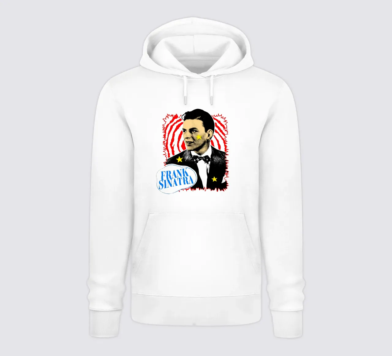 Silhouette in stile Frank Sinatra POP felpa con cappuccio da igoshdesigns