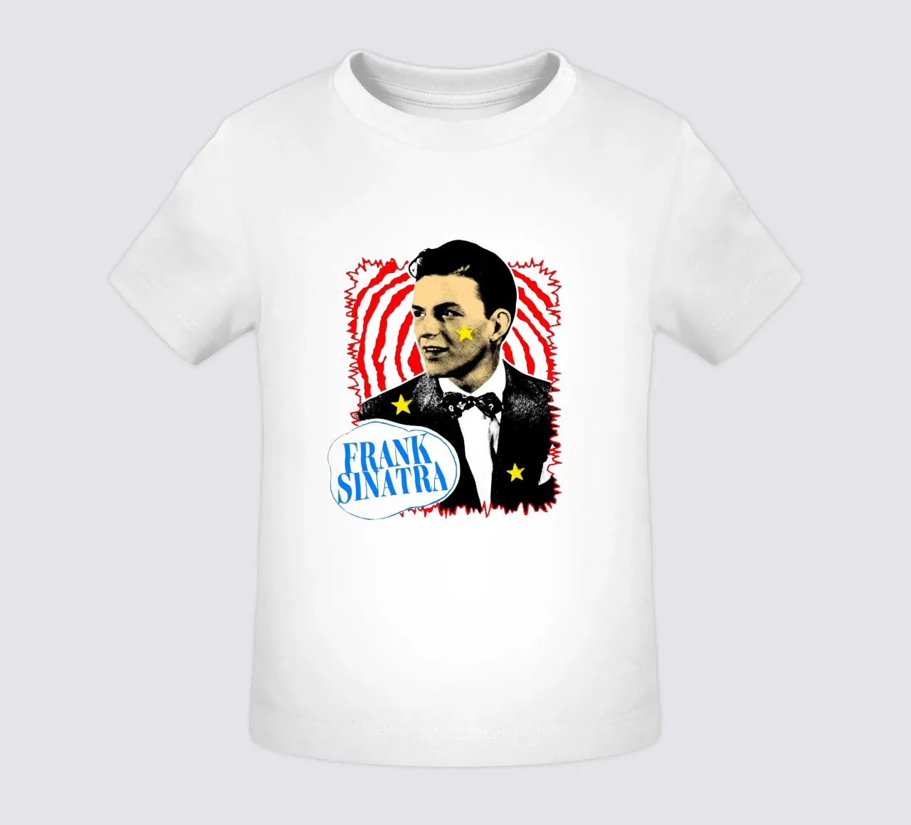Silhouette in stile Frank Sinatra POP maglietta neonato da igoshdesigns