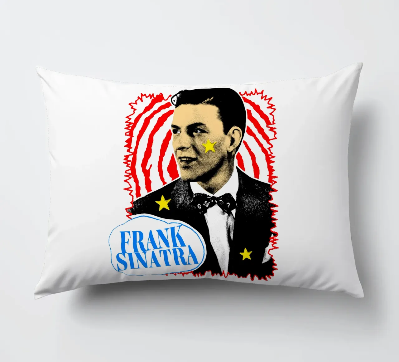 Silhouette in stile Frank Sinatra POP cuscino da igoshdesigns