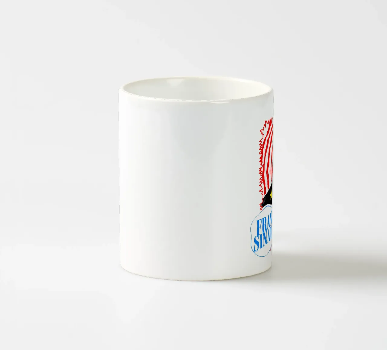 Silhouette in stile Frank Sinatra POP tazza in ceramica da igoshdesigns