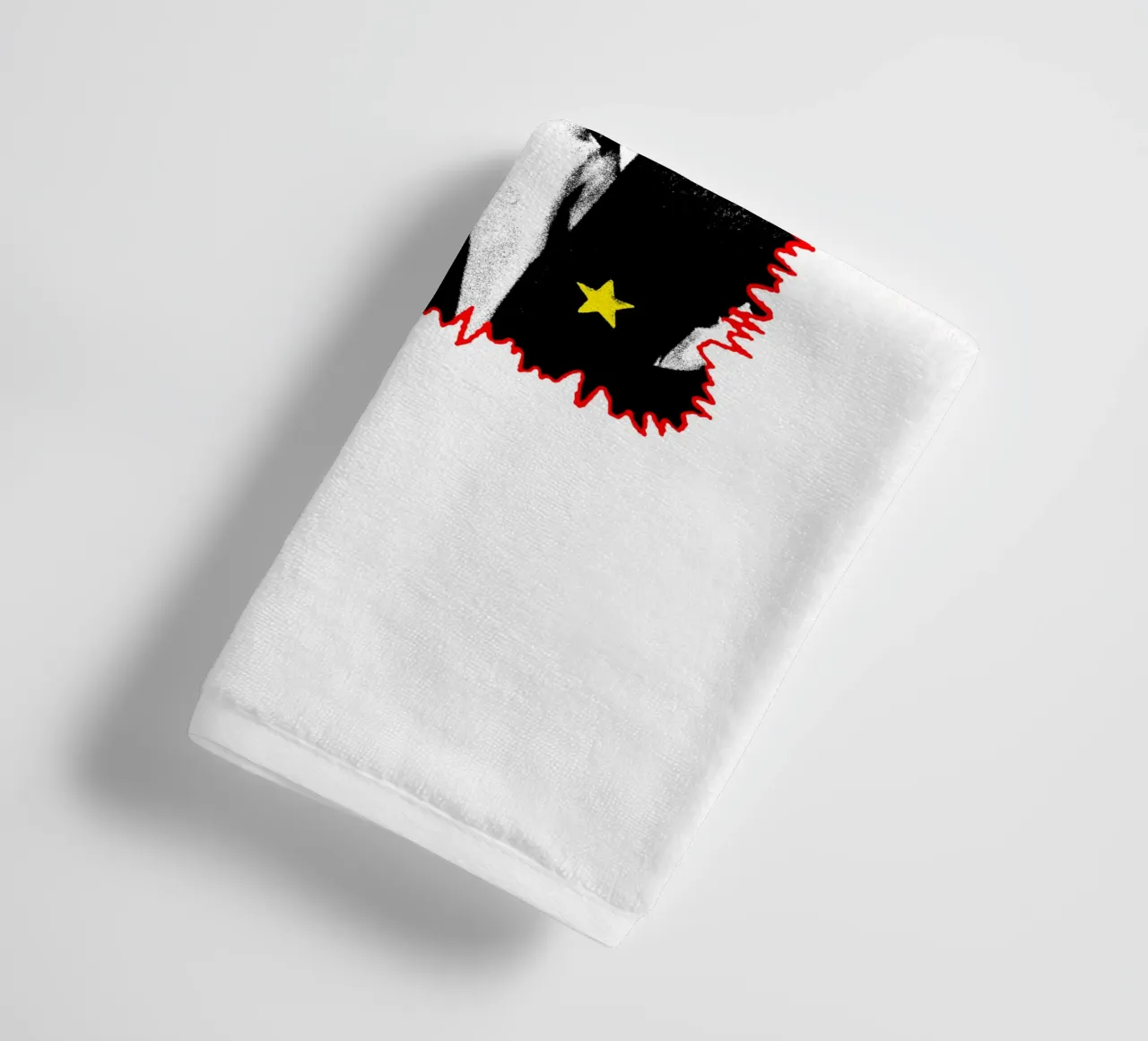 Silhouette in stile Frank Sinatra POP asciugamano da bagno da igoshdesigns