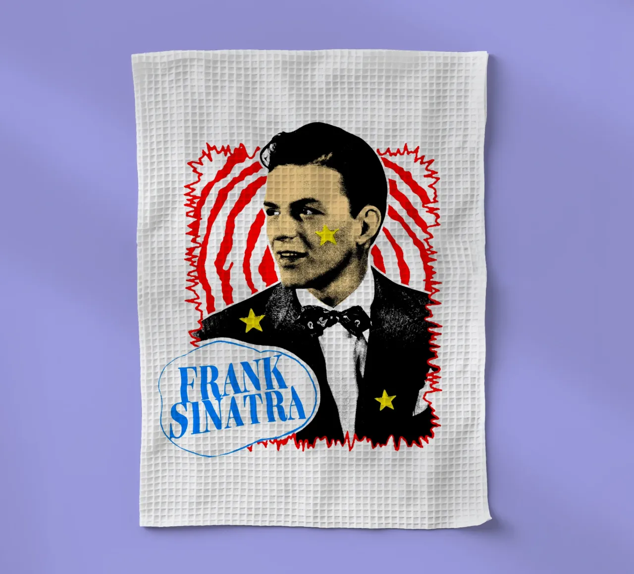 Silhouette in stile Frank Sinatra POP canovaccio da cucina da igoshdesigns