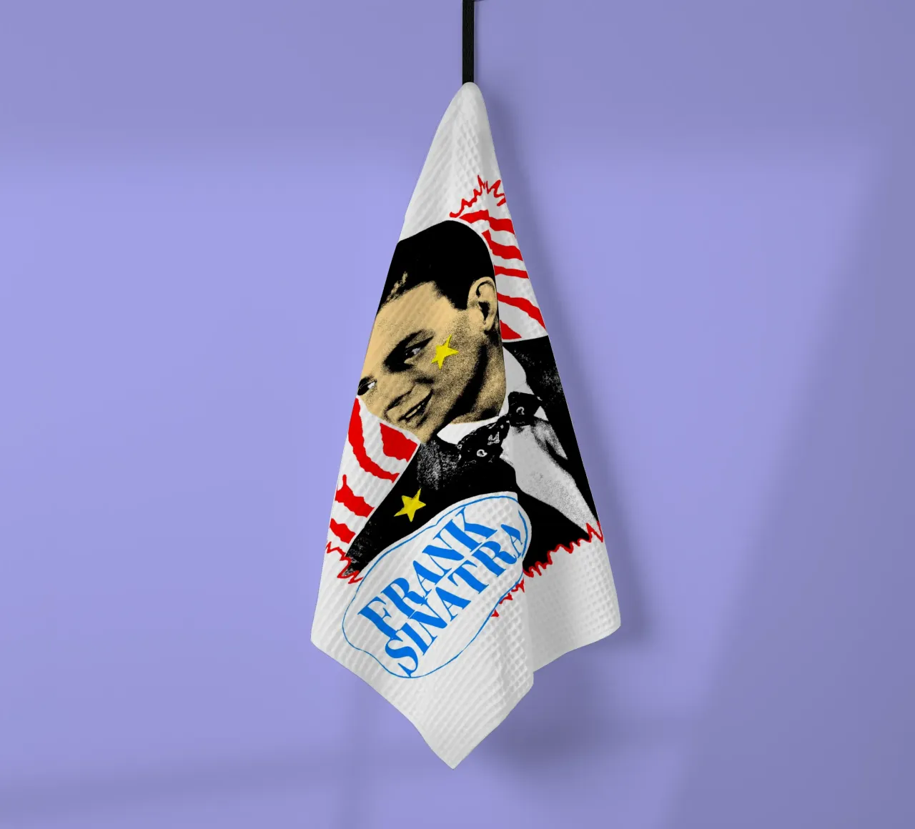 Silhouette in stile Frank Sinatra POP canovaccio da cucina da igoshdesigns