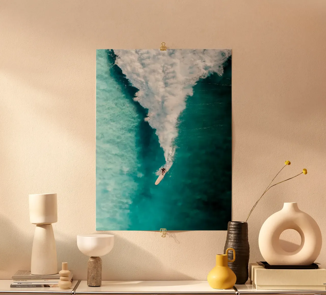Surf Down poster da Leonard R Sadler